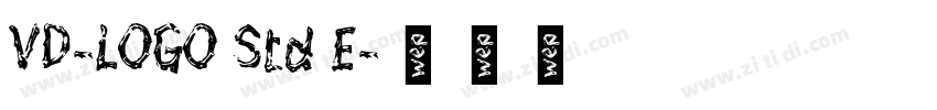 VD-LOGO Std E字体转换